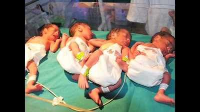 Bharuch woman gives birth to quadruplets