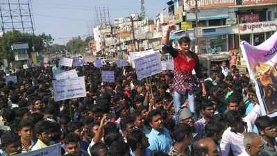 Lift ban on jallikattu and impose ban on PETA, Madurai youngsters demand