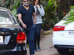 Sonam Kapoor snapped with Director R. Balki