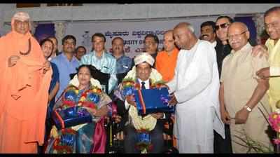 University of Mysore vice-chancellor Rangappa bid adieu