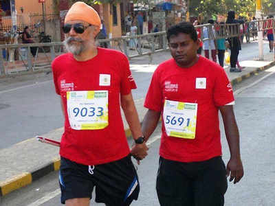 Mumbai Marathon: The Inspiring story of visually impaired runner Amarjeet Singh Chawla