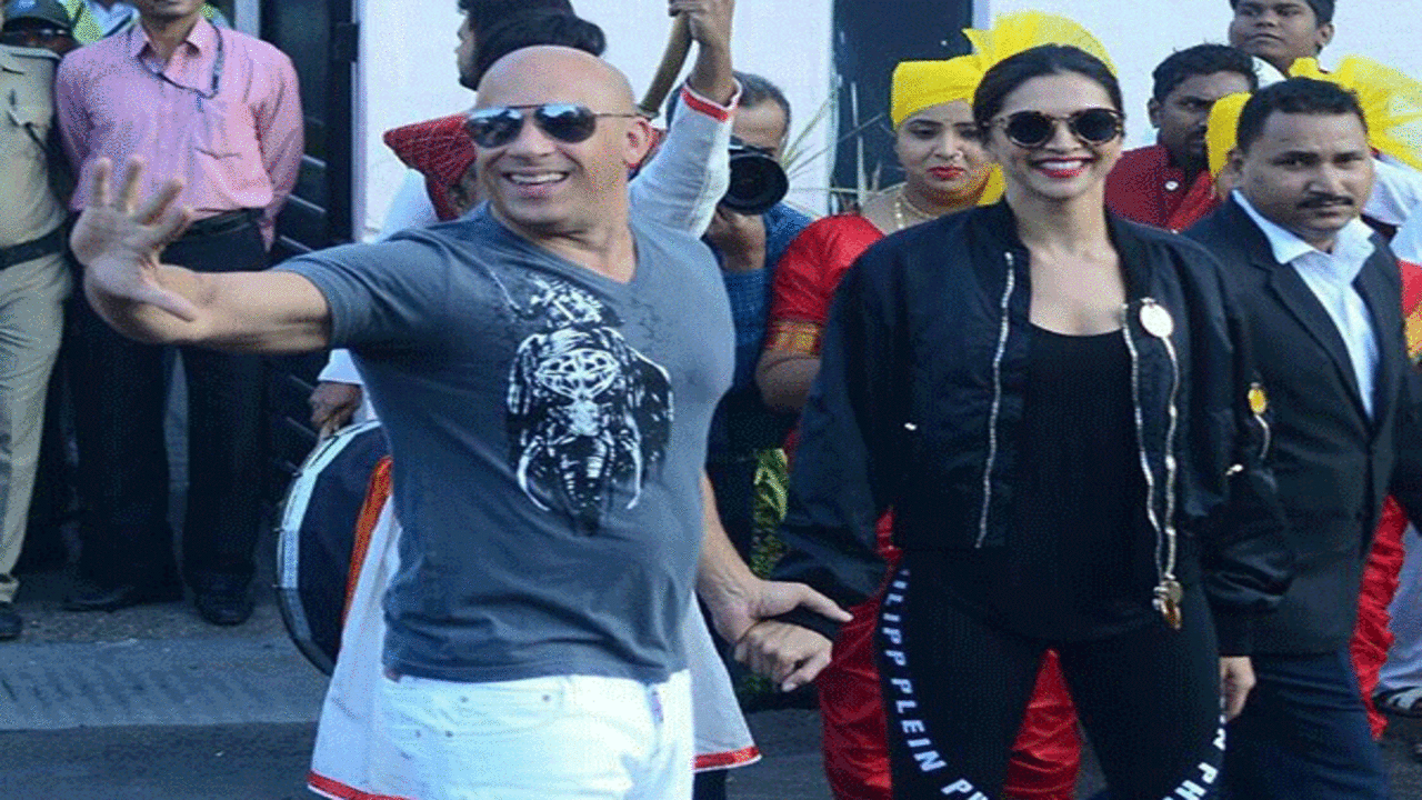 Vin Diesel and Deepika Padukone land in Mumbai, Diesel shares the  excitement in a FB Live video | English Movie News - Times of India