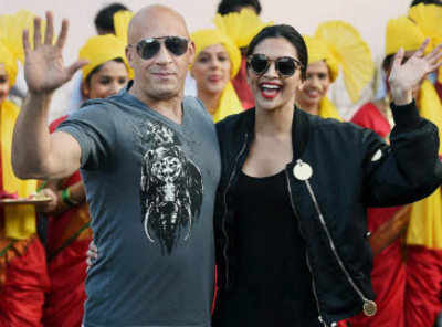 Vin Diesel and Deepika Padukone land in Mumbai