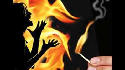Girl set on fire for objecting to lewd remarks