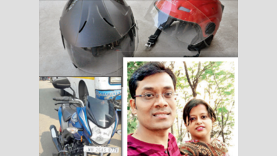 Woman dies in Kolkata's VIP Road bike accident as unclipped chin strap turns fatal