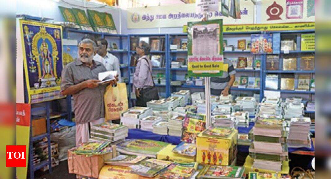 Chennai Book Fair Stalls with religious books favourite at Chennai