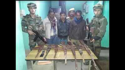 Multa cadres apprehended from Kokrajhar, seven rifles seized