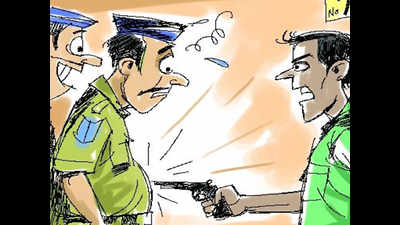 Constable attacked by two persons