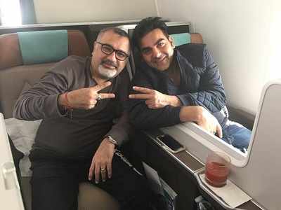 Watch: Arbaaz Khan chilling in the snow-clad Swiss mountains