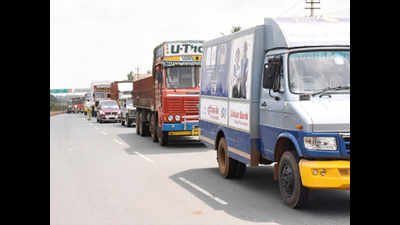 Villagers block National highway-8 after two accidents