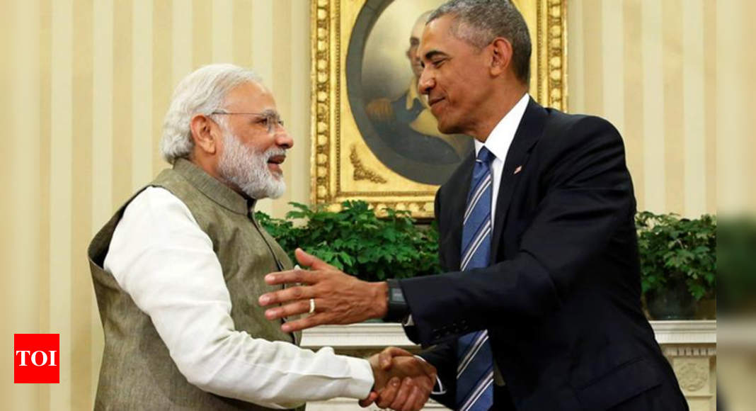 Barack Obama: Obama calls PM Modi, thanks him for strengthening India ...