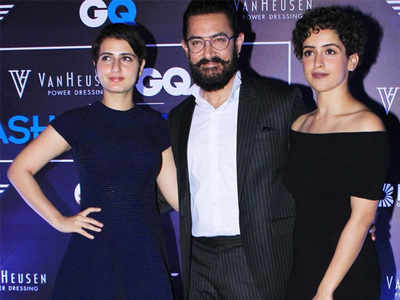 See what Aamir Khan is teaching 'Dangal' girls Sanya Malhotra and Fatima Sana Shaikh