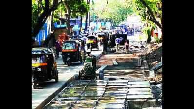 Slushy arterial road upsets Ghansoli locals