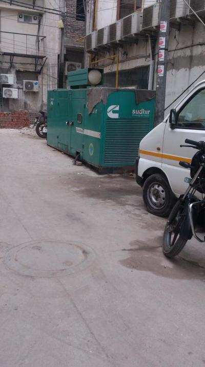 Industrial gensets in residential area