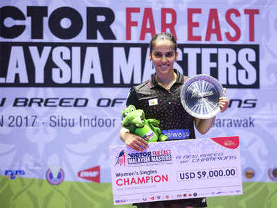 Saina overcomes Thai teenager for title