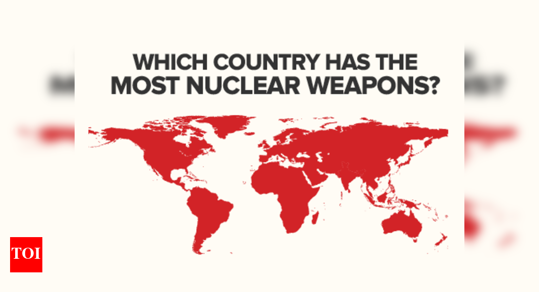 Infographic: Countries with the most nuclear weapons - Times of India