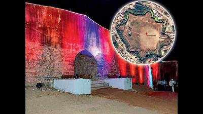 Jagitial’s 17th century star-shaped fort shines bright with R-day pride