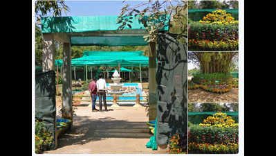 Kadri Park gets ready for 4-day flower show from January 26