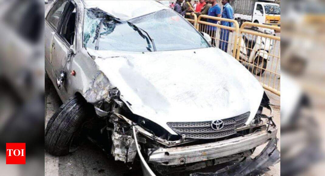 Teen rams sedan into bike, kills 2 | Bengaluru News - Times of India