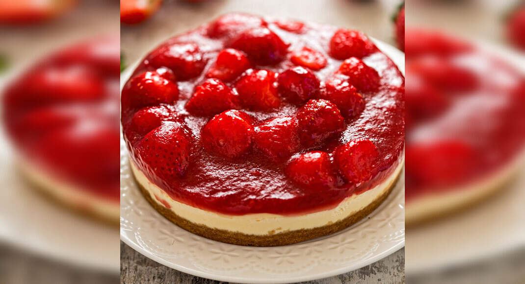 Strawberry Cheesecake for Christmas