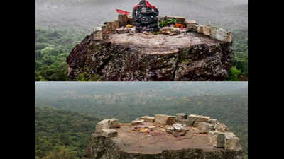 1100-year-old Ganesha idol falls from Bastar hilltop, cops suspect Maoists' role