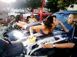 Mallika's seductive car wash!