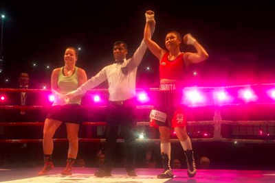 Boxer Sarita Devi wins on pro debut; Pinki, Poon make winning starts