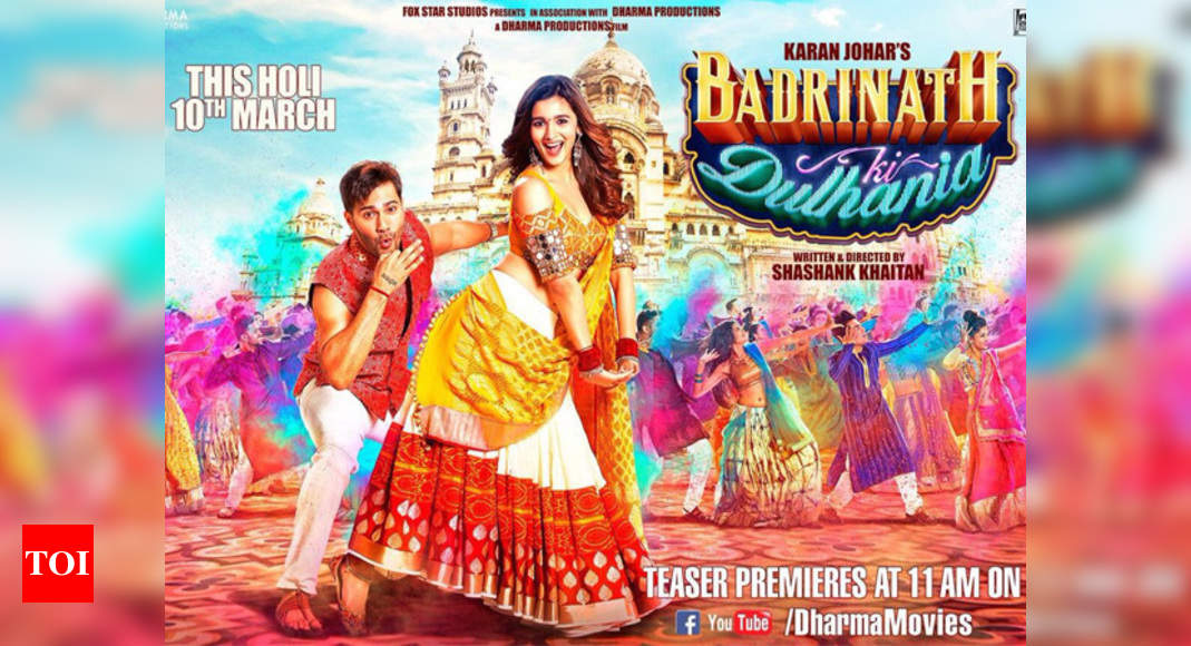 Watch: 'Badrinath Ki Dulhania' Teaser Featuring Varun Dhawan Aka ...