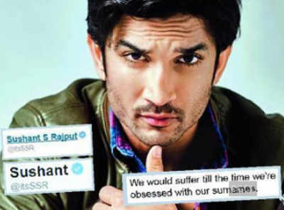 Sushant removes Rajput from his name on Twitter