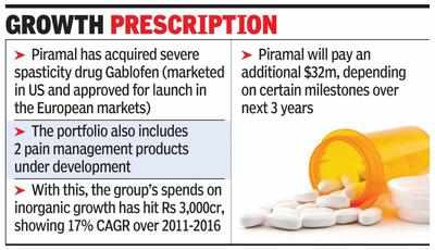 Piramal to buy drugs from UK firm Mallinckrodt for Rs 1,160cr