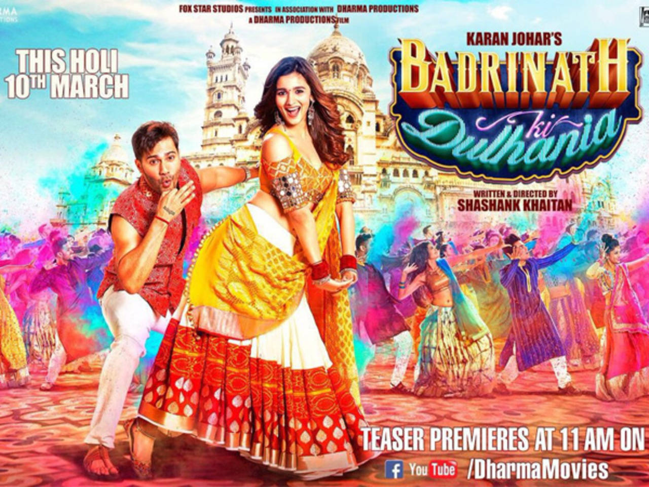 Badrinath Ki Dulhania' trailer: Varun Dhawan and Alia Bhatt are here to win  your hearts | Hindi Movie News - Times of India