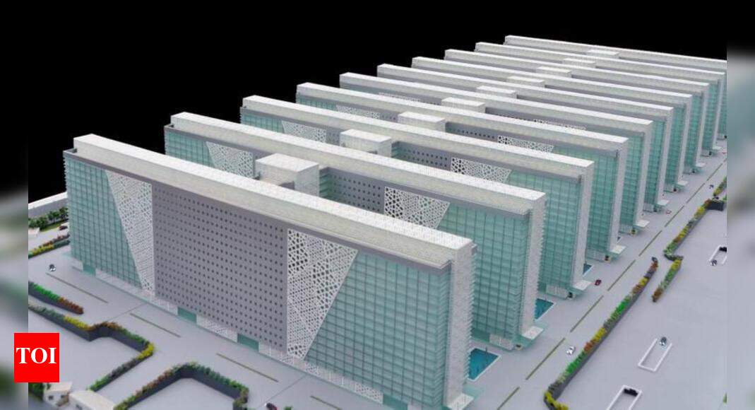 Surat Diamond Bourse: Construction of SDB begins | Surat News - Times ...