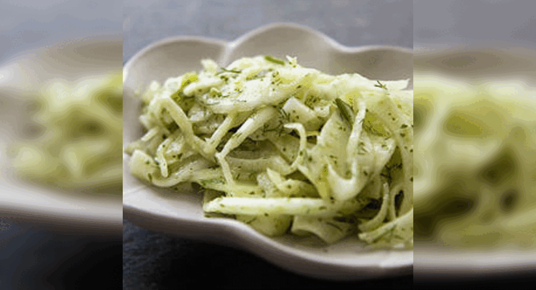 Fennel Salad Recipe: How to Make Fennel Salad Recipe | Homemade Fennel Salad Recipe