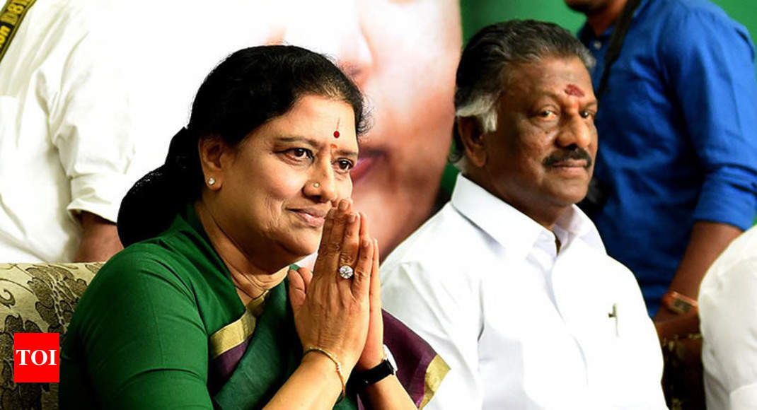 Sasikala as CM: Sasikala praises 'loyal brother' Panneerselvam; says ...