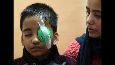 Thrashed by teacher for not completing homework, this child may lose vision