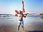 Arunoday Singh holidays with wife Lee Elton in Goa