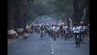 Thousands participate in VV Nagar’s 7th Greenathon