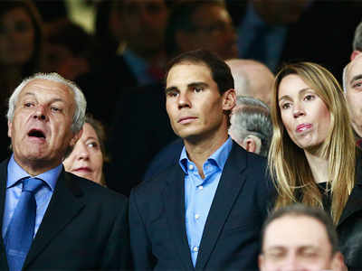 VIDEO: Rafael Nadal watches Real Madrid come from a goal down to beat Napoli