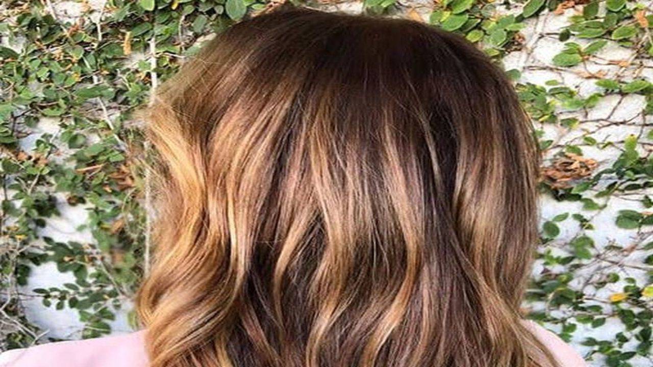 Tiger eye balayage outlet straight hair