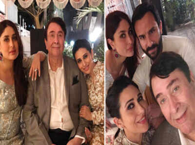 Kareena celebrates dad Randhir Kapoor's birthday; Big B, Rekha in attendance