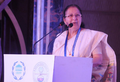 Lok Sabha speaker Sumitra Mahajan calls for peace to spur development in South Asia