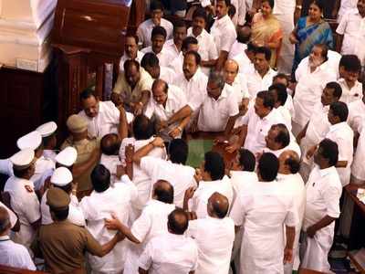 Trust vote: When Tamil Nadu assembly turned into a virtual war zone