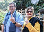 BMC Elections: Celebs cast their votes