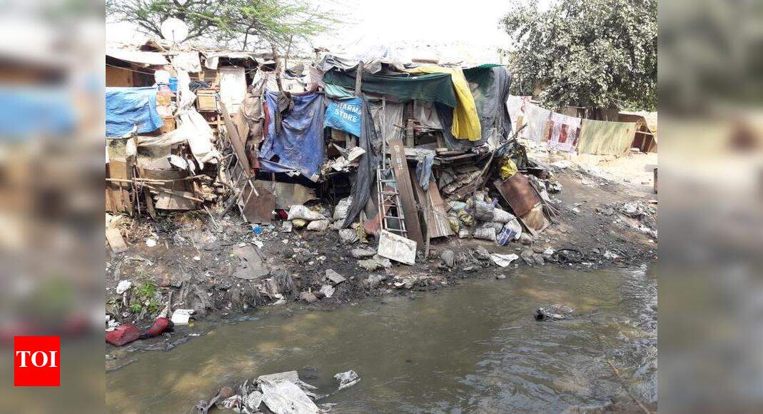Illegal encroachment along stormwater drain Times of India