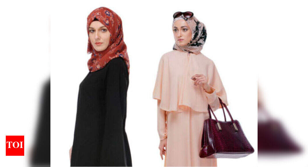 The traditional burqas get a fashion makeover! - Times of India