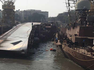 Toppled warship set upright, will be ready for operations by 2018 ...