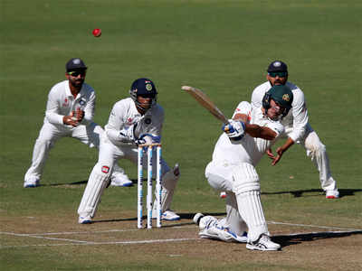 India vs Australia, Pune Test: Starc fifty pushes Australia to 256/9 on Day 1