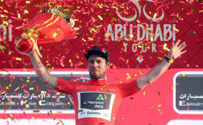 Abu Dhabi Tour: Mark Cavendish races to opening stage win