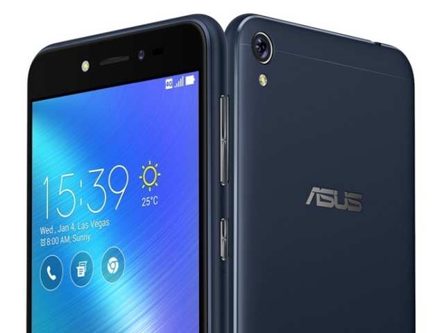 Asus Zenfone Live smartphone with real-time beautification 