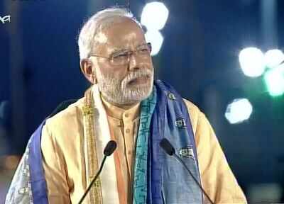 PM Modi unveils 112 feet tall Shiva statue: Highlights | India News